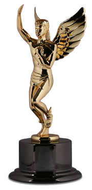 Apple Rock Hermes Creative Award Statuette