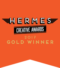 Apple Rock Hermes Gold Award Badge