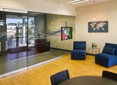 Tyco Branded Lobby by Apple Rock